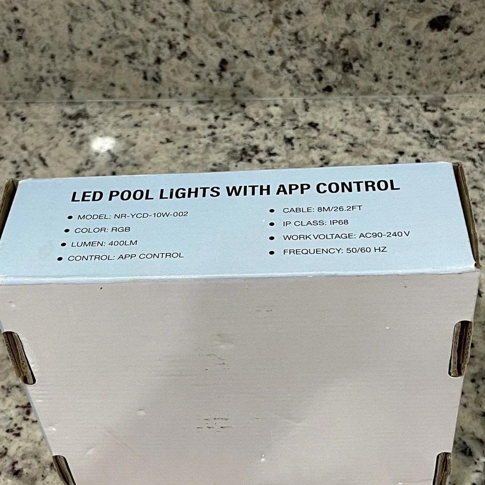 LED Pool Lights‎ RGB Waterproof App Controlled Whale Design Swimming Lamp